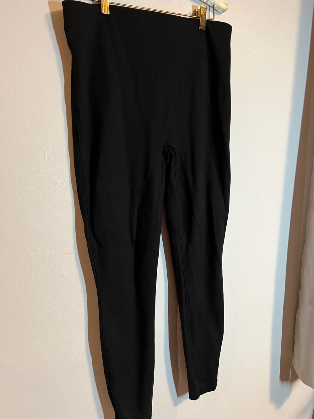 Spanx Black full length High-Waist Ponte Leggings, XL